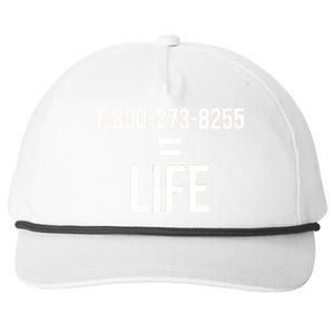 18002738255 Equals Life Snapback Five-Panel Rope Hat