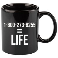 18002738255 Equals Life 11oz C Handle Ceramic Mug