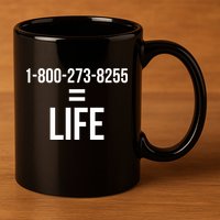 18002738255 Equals Life 11oz C Handle Ceramic Mug