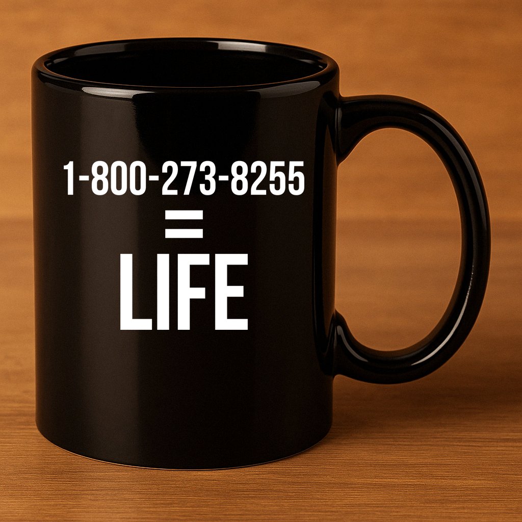 18002738255 Equals Life 11oz C Handle Ceramic Mug