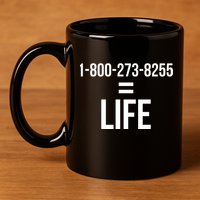 18002738255 Equals Life 11oz C Handle Ceramic Mug