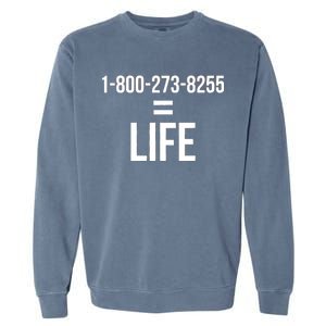 18002738255 Equals Life Garment-Dyed Sweatshirt