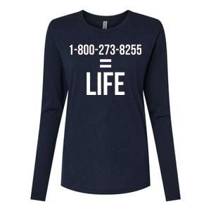 18002738255 Equals Life Womens Cotton Relaxed Long Sleeve T-Shirt