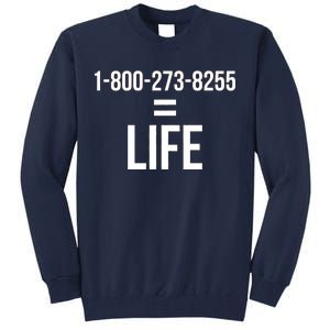 18002738255 Equals Life Tall Sweatshirt