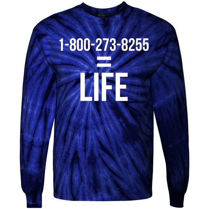 18002738255 Equals Life Tie-Dye Long Sleeve Shirt