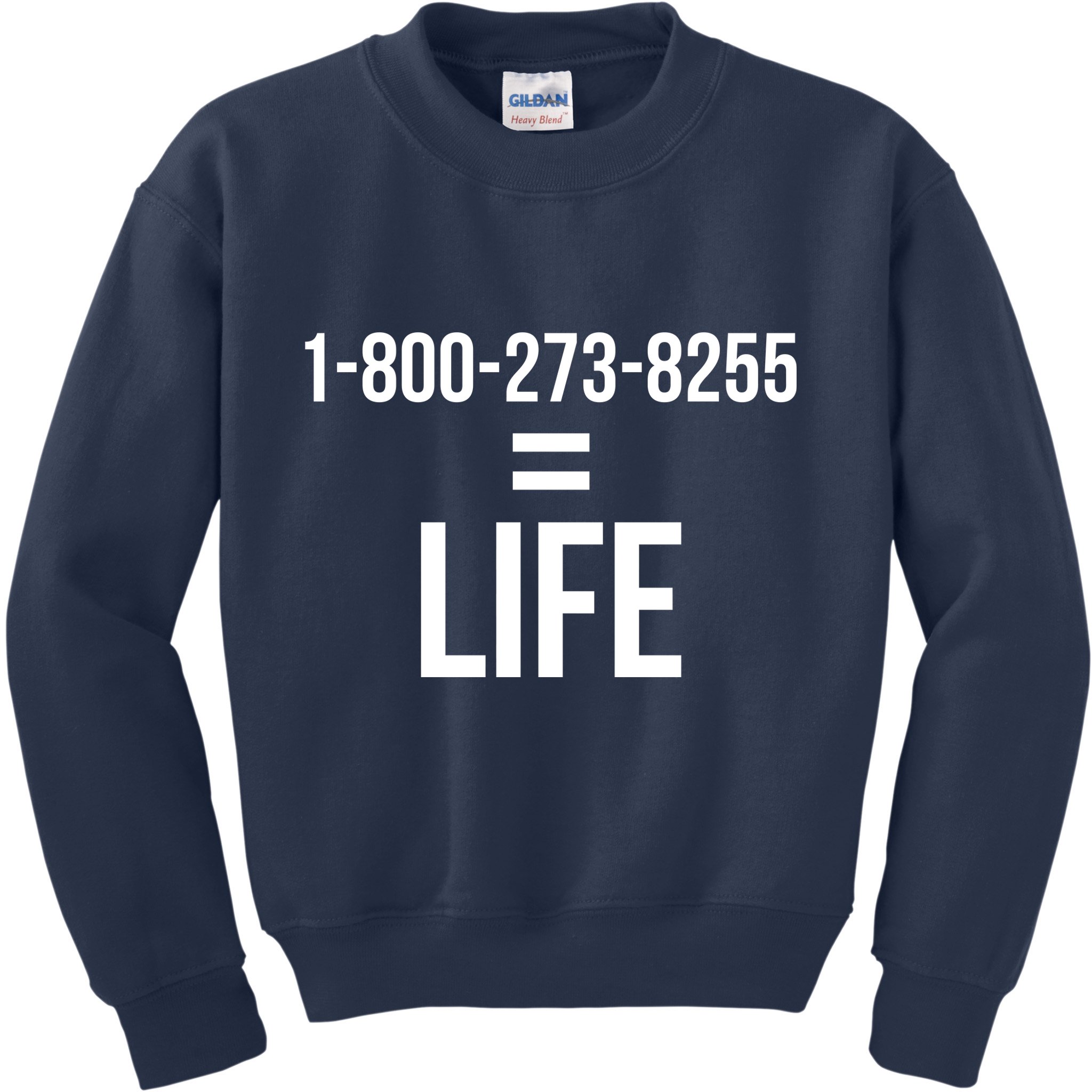 18002738255 Equals Life Kids Sweatshirt