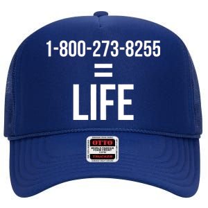 18002738255 Equals Life High Crown Mesh Back Trucker Hat