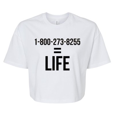 18002738255 Equals Life Bella+Canvas Jersey Crop Tee