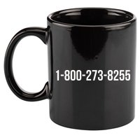 18002738255 Hotline 11oz C Handle Ceramic Mug
