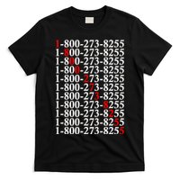 18002738255 Hotline Red Logo T-Shirt