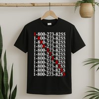 18002738255 Hotline Red Logo T-Shirt