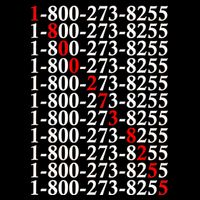18002738255 Hotline Red Logo T-Shirt