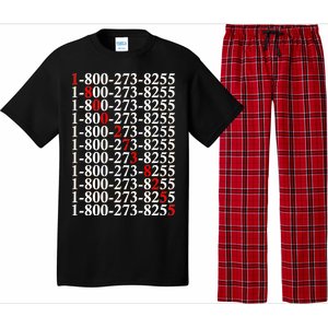 18002738255 Hotline Red Logo Pajama Set