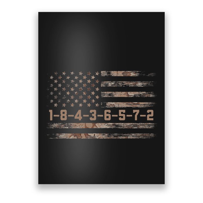 1 8 4 3 6 5 7 2 Firing Order Small Block Engine V8 Poster