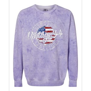 1944 80th Birthday Gifts 80 Year Old Colorblast Crewneck Sweatshirt