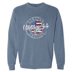 1944 80th Birthday Gifts 80 Year Old Garment-Dyed Sweatshirt