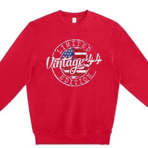 1944 80th Birthday Gifts 80 Year Old Premium Crewneck Sweatshirt