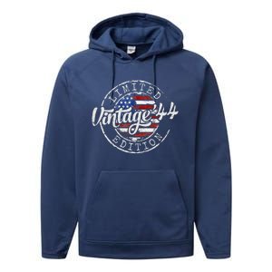 1944 80th Birthday Gifts 80 Year Old Performance Fleece Hoodie