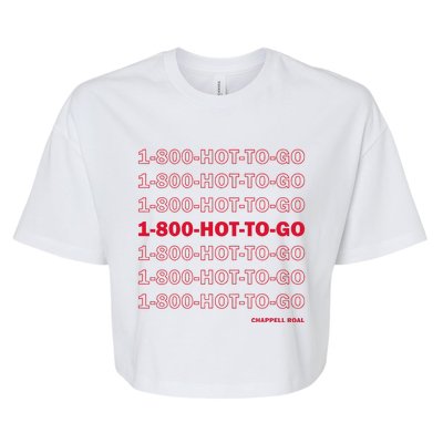 1 800 Hot To Go Chappel Roan Bella+Canvas Jersey Crop Tee