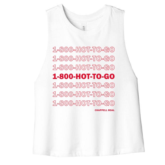 1 800 Hot To Go Chappel Roan Women's Racerback Cropped Tank