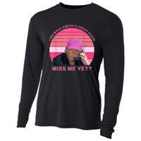 1 800 Make America Great Again Miss Me Yet Trump President 2024 Cooling Performance Long Sleeve Crew