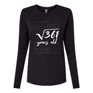 19 Year Old Birthday Math Geek Womens Cotton Relaxed Long Sleeve T-Shirt