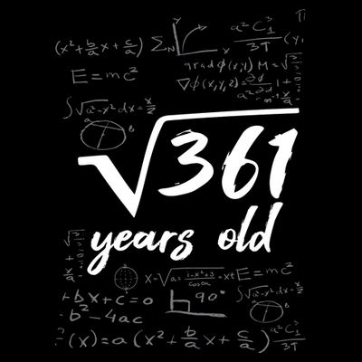 19 Year Old Birthday Math Geek T-Shirt