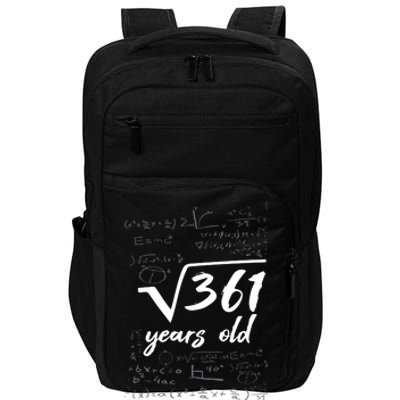 19 Year Old Birthday Math Geek Impact Tech Backpack