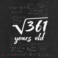 19 Year Old Birthday Math Geek Adult Drive Performance Visor