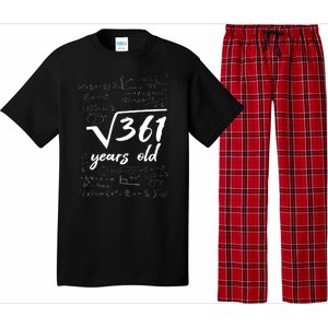 19 Year Old Birthday Math Geek Pajama Set