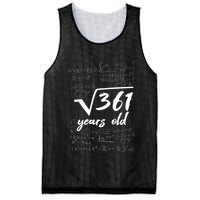 19 Year Old Birthday Math Geek Mesh Reversible Basketball Jersey Tank