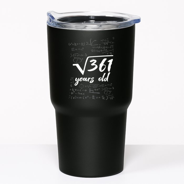 19 Year Old Birthday Math Geek Tumbler
