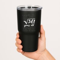 19 Year Old Birthday Math Geek Tumbler