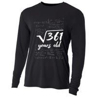 19 Year Old Birthday Math Geek Cooling Performance Long Sleeve Crew