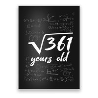 19 Year Old Birthday Math Geek Poster