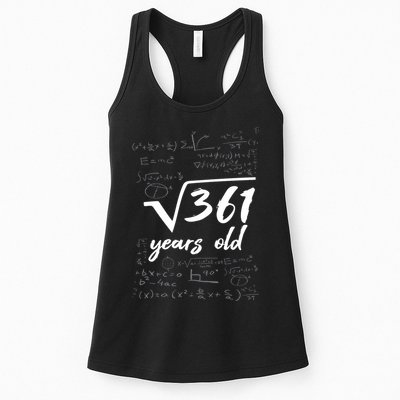 19 Year Old Birthday Math Geek Womens Tank Top