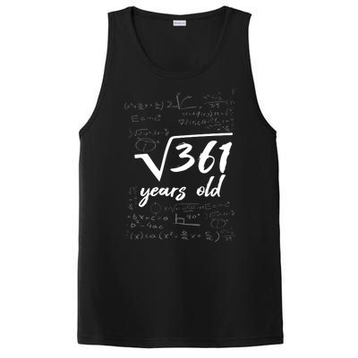 19 Year Old Birthday Math Geek PosiCharge Competitor Tank