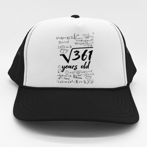 19 Year Old Birthday Math Geek Trucker Hat