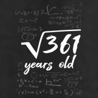 19 Year Old Birthday Math Geek Golf Towel