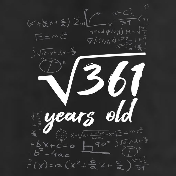 19 Year Old Birthday Math Geek Golf Towel