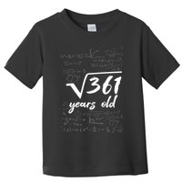 19 Year Old Birthday Math Geek Toddler T-Shirt