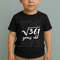 19 Year Old Birthday Math Geek Toddler T-Shirt