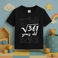 19 Year Old Birthday Math Geek Toddler T-Shirt