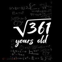 19 Year Old Birthday Math Geek Toddler T-Shirt