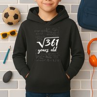 19 Year Old Birthday Math Geek Kids Hoodie