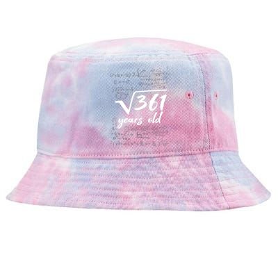 19 Year Old Birthday Math Geek Tie-Dyed Bucket Hat