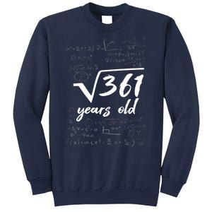 19 Year Old Birthday Math Geek Sweatshirt