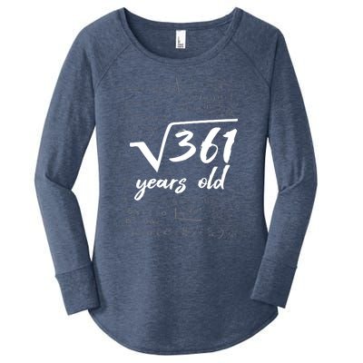 19 Year Old Birthday Math Geek Women's Perfect Tri Tunic Long Sleeve Shirt