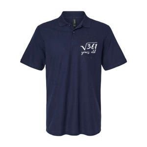 19 Year Old Birthday Math Geek Softstyle Adult Sport Polo