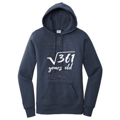 19 Year Old Birthday Math Geek Women's Pullover Hoodie